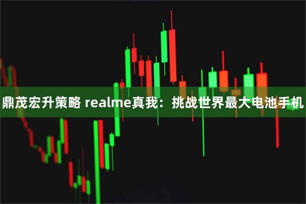 鼎茂宏升策略 realme真我：挑战世界最大电池手机