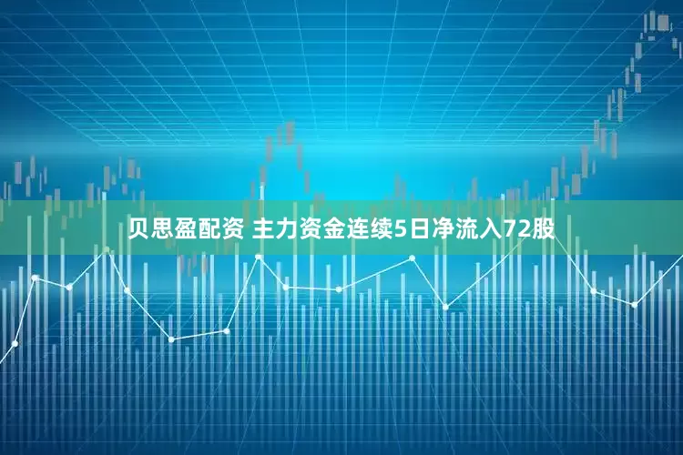 贝思盈配资 主力资金连续5日净流入72股